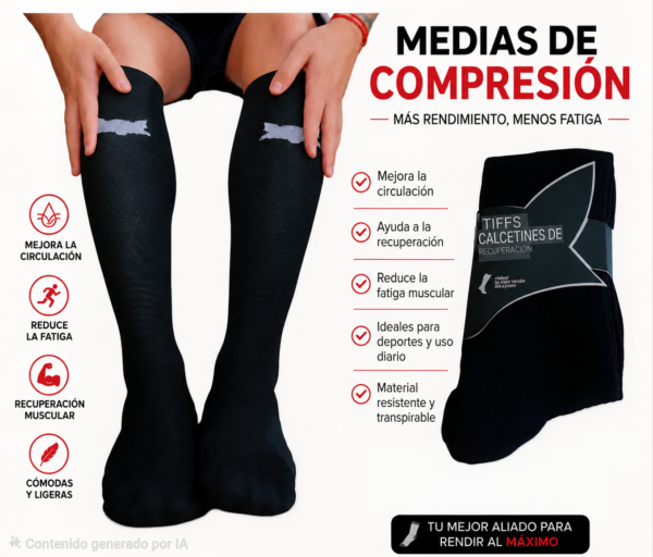 Medias de compresión graduadas Tifox